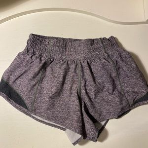 gray lululemon shorts size 0